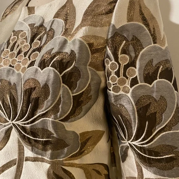 Isaac Mizrahi brocade jacket - Picture 2 of 5